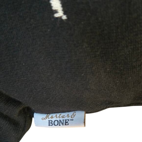 Mortar & Bone Yoga Skeleton Halloween Decor Pillow 16" x 16" New - Picture 3 of 3